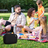 Esouler Lunch Box Kids Insulated Lunch Bag for Boys & Girls Durable Children Lunchbox for School with Water Bottle Holder-Black