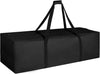 COOLBEBE 60" Sports Duffle Bag - 332L Extra Large Travel Duffel Luggage Bag with Upgrade Zipper, Sturdy & Water Resistant Long Duffle Bag for Camping Moving (Black 60Inch)