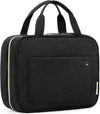BAGSMART Large Toiletry Bag Travel Bag with Hanging Hook, Water-Resistant Makeup Cosmetic Bag Travel Organizer for Accessories, Shampoo, Full Sized Container, Toiletries