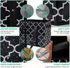 WISELIFE Reusable Grocery Bags 3-Pack Foldable Washable Large Storage Bins Basket Water Resistant Shopping Tote Bag Black