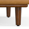 SIMPLIHOME Morrison Mid Century Genuine Leather Sectional Sofa, Sienna Full Grain Leather