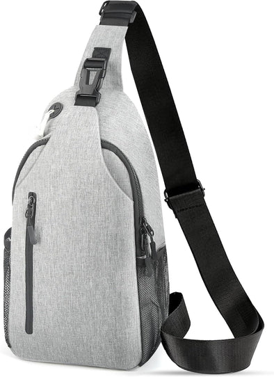Crossbody Sling Bag for Women & Men, Waterproof Sling Backpack, Lightweight Shoulder Chest Bag for Hiking, Travel