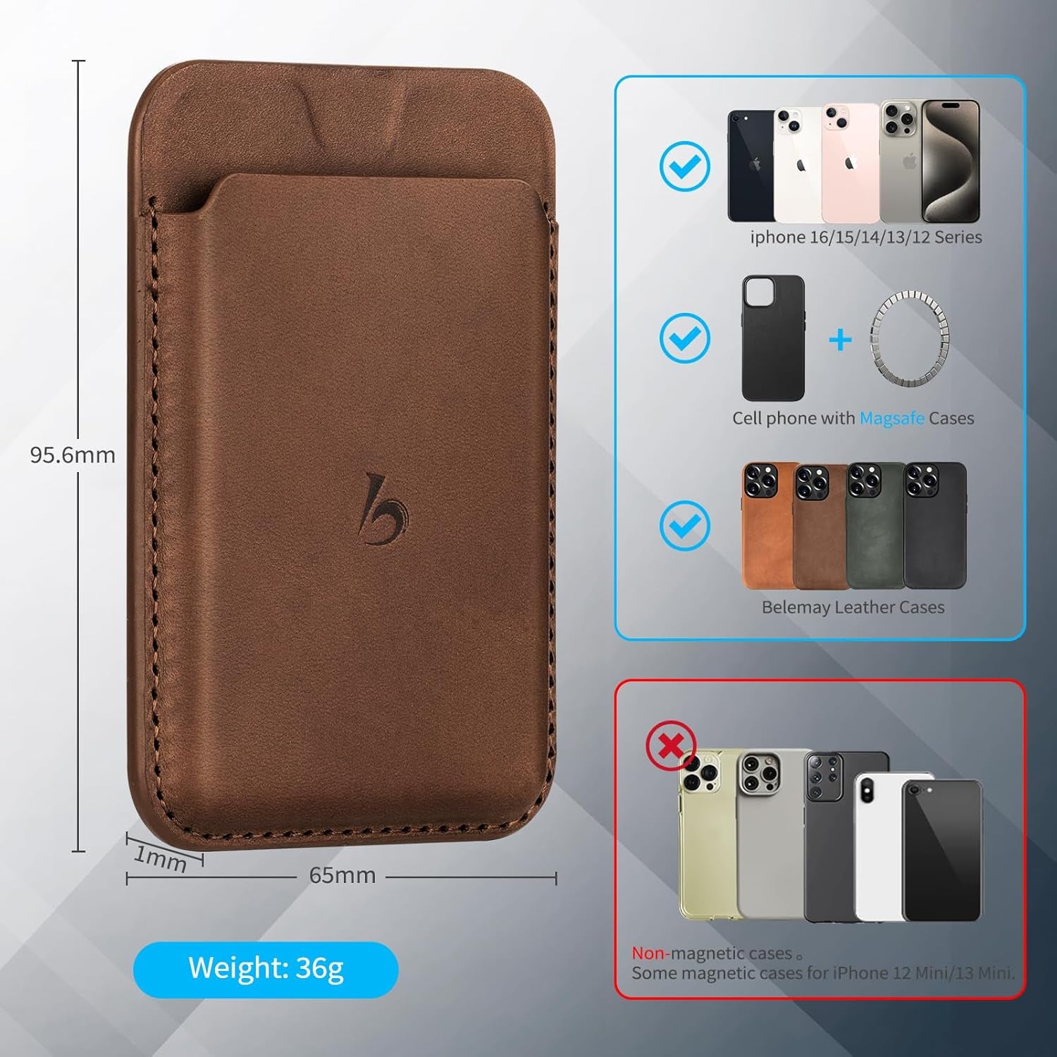 Belemay Magsafe Wallet Kinzd Belemay Magsafe Wallet Kinzd