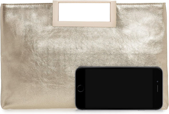 CHARMING TAILOR Fashion PU Leather Handbag Stylish Women Convertible Clutch Purse