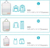 Cambond Compression Packing Cubes for Travel Women - Travel Bags Luggage Organizers Travel Essentials Compression Cubes for Travel Carry on Suitcases