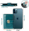 Small Wallet for Women Bifold RFID Blocking Card Holder Leather Wallets with Zipper Coin Pocket