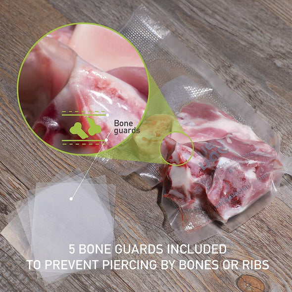 Wevac Vacuum Sealer Bags 100 Pint 6X10 Inch for Food Saver, Seal a Meal, Weston. Commercial Grade, BPA Free, Heavy Duty, Great for Vac Storage, Meal Prep or Sous Vide