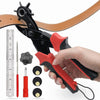 Leather Hole Punch, Belt Hole Puncher for Leather, Revolving Punch Plier Kit, Leathers Puncher Plier for Belts, Watches, Handbags, Punch Tool Diameter: 4.5/4 /3.5/3/2.5/2Mm.