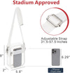 PACKISM Clear Bag for Stadium Events - Clear Purses for Women Stadium Crossbody Messenger Bag for Concerts Sporting Events