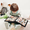 Popotop Photo Album 4X6 200 Pockets for Wedding Gifts,Linen Hardcover Picture Albums for Family Anniversary Baby Vacation Pictures