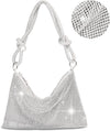Women Gold Clutch, Rhinestone Gold Purse Wedding,Evening Clutch Purses for Women 10.2"×0.4"×6.69"