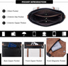 Crossbody Bags for Women,Multi Pocket Crossbody Purses Vegan Leather Shoulder Handbags Travel Purse Adjustable Strap