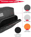 KEMIMOTO Motorcycle Bag, Handlebar Tool Bag Storage Accessory Saddlebag Universal for Front Fork Handle Bar Sissy Bar Compatible with Cruiser Softail Dyna Sportsters