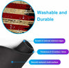 Large Extended Gaming Mouse Pad with Stitched Edges, Non-Slip Waterproof Rubber Base Mouse Pad for Office, Computer, Keyboard, Laptop and Home Desk Pad 35.4 X 15.7 X 0.12 Inch (American Antique Flag)