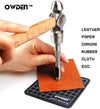 9 Pieces Hollow Punch Set (1/8"-1/2") with a Free Cutting MAT, Leather Hole Punch Set