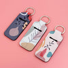 COOKOOKY Chapstick Holder Keychain Cute Lip Balm Keychain Holder with Clip