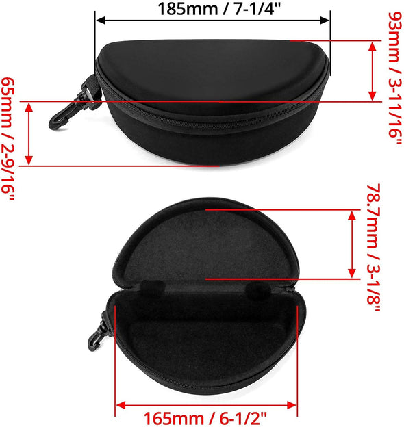 QWORK Sports Glasses Case, Snowboard Goggles Box, 1 Piece