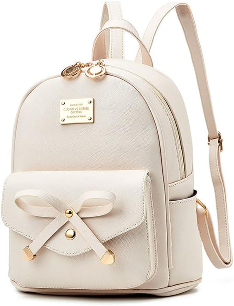 beige leather backpack I IHAYNER Leather Backpack – Kinzd