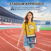 Clear Bag for Stadium Events 12×6×12 Clear Tote Bag for Concert,Sport,Festival