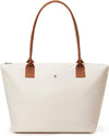 KALIDI Tote Bag for Women Nylon Top-Handle Purse,Shoulder Hobo Handbag with Zipper Leisure Foldable Weekend