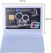 Shappy 2 Pieces Plastic Wallet Insert Credit Card Holder with 10 Page 20 Slots and 10 Page 10 Slots, Transparent