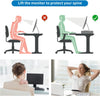 Gianotter Desk Computer Monitor Stand Riser with Drawer and 2 Pen Holder, Desk Organizer, Monitor Stand for Desk, Storage for Classroom Office Supplies Decor (Black)