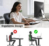 Clear Acrylic Monitor Stand Riser 2 Tier, 5.12 Inches High Clear Computer Desk Organizer Shelf for Multi Media PC Storage Laptop