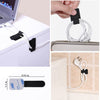 N NOROCME 192 PCS Cable Management Kit 4 Wire Organizer Sleeve,11 Cable Holder,35Cord Clips 10+2 Roll Cable Organizer Straps and 100 Fastening Cable Ties for Computer TV under Desk, Black,Clear