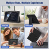 Timovo Universal Case for 10.1 Inch Android Tablet with Pen Loop, Lightweight Folding Stand Cover with Hand Strap for All 9"-11" Touchscreen Tablet, Black
