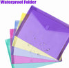 Sooez 12 Pack Plastic Envelopes Poly Envelopes, Heavyduty File Folders, Clear Folders with Pockets, Folders for Documents Letter A4 Size, Filing Folders, Travel Bags, Office School Paper Storage