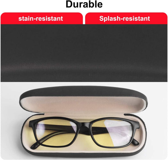 Raylove Unisex Hard Shell Eyeglasses Cases, Protective Case for Glasses