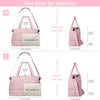 Gym Bag for Women, Personal Item Travel Bag with Shoes Compartment, Weekender Overnight Duffel Bag with Wet Pocket & USB Charging Port, Carry on Bag for Women, Travel, Gym, Weekend (Pink)
