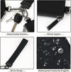 Keychain Wallet Wristlet Wallets for Women Mini Zip Dual Pouch Wristlet