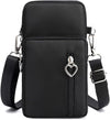 JANKS Small Crossbody Bag for Women - Mini Phone Purses with Crossbody Strap and Wallet - Nylon Arm Bag
