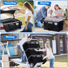 Storageright Large Moving Bags Heavy Duty Storage Totes for Storage,Packing & Moving Collapsible Moving Supplies with Large Capacity, Reinforced Zippers and Handles, 88L, 8 Packs