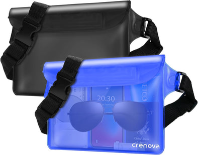Waterproof Bag for Beach, Sandproof Fanny Packs for Women, Waterproof Pouch for Phone Passport Purse, Floating Dry Bags for Cruise Travel Water Park Boating Fishing Diving Surfing Kayaking Accessories