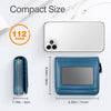 Small Wallet for Women, Genuine Leather RFID Blocking Credit Card Holder Slim Compact Coin Purse Women'S Wallets with ID Window 8 Card Slots