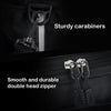Lunch Box for Men/Women,Large Double-Layer Insulated Expandable Reusable Leakproof Cooler Bags for Adults,Lunch Bag with Adjustable Shoulder Strap for Office Travel Picnic（Black）