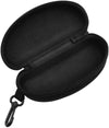 Portable Waterproof Sunglasses Eyeglasses Case Zipper Hard Shell Box with Clip