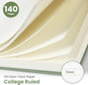 Lined Spiral Journal Notebook for Women & Men, 140 Pages, College Ruled Hardcover Notebook for Work & Note Taking, Journals for Writing, A5(6"X8") - Green