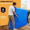 BETU Mattress Bags for Moving, Mattress Protector Waterproof Mattress Cover Queen Size Storage Bags with 8 Heavy-Duty Handles and Zipper for Bed Extra Thick Large Reusable (82"X62"X15" Blue)