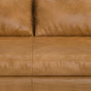 SIMPLIHOME Morrison Mid Century Genuine Leather Sectional Sofa, Sienna Full Grain Leather