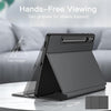 Jetech Case for Samsung Galaxy Tab S9 FE+ / S9 FE plus 12.4-Inch with S Pen Holder, Slim Folio Stand Protective Tablet Cover, Multi-Angle Viewing (Black)