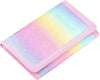 RFID Kids Wallets for Girls, Little Girls Wallet for Kids, Cute Wallet for Teen Girls, Toddler Wallet for Girls with Magic Sticker, Teen Girl Wallet with Coin Pocket (Rainbow Glitter 01)