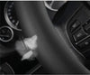 KAFEEK Car Steering Wheel Cover Men,Universal 15 Inch, Microfiber Leather Carbon Fiber Black Steering Wheel Accessories, Anti-Slip, Odorless, Breathable, Black