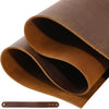 Ringsun 12''X24'' Genuine Leather Sheets for Crafts Full Grain Leather Tooling Leather (2Mm) Thick Cowhide Leather Pieces Square, Dark Brown