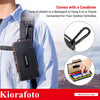 Kiorafoto SD Card Case with 36 Pack Individual Clear Plastic Memory Card Holders for 36 SD SDXC SDHC Cards,Water-Resistant Anti-Shock Anti-Dust SD Card Carrying Organizer Storage Protector with Labels