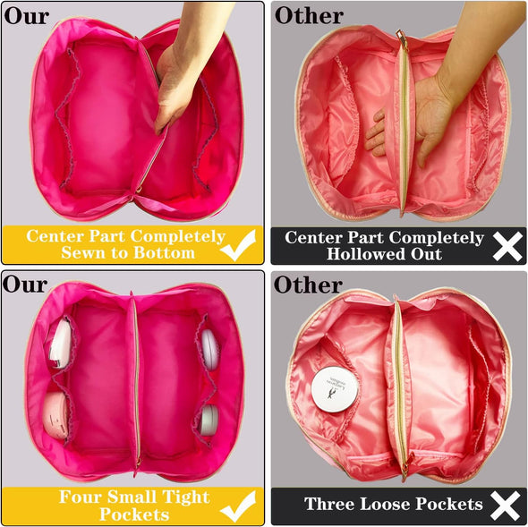 Preppy Bag Stoney Clover Makeup Bag Nylon Cosmetic Bag Stuff Makeup Bag Chenille Letter Pouch Stuff Pouch Rose Red