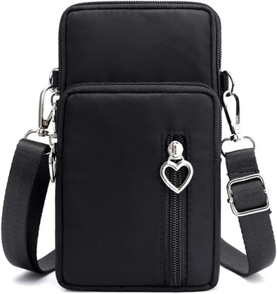 Small Crossbody Wallet Phone Bag Women Mini Crossbody Purse Cell Phone Shoulder Bag Mini Wallet over Shoulder Strap