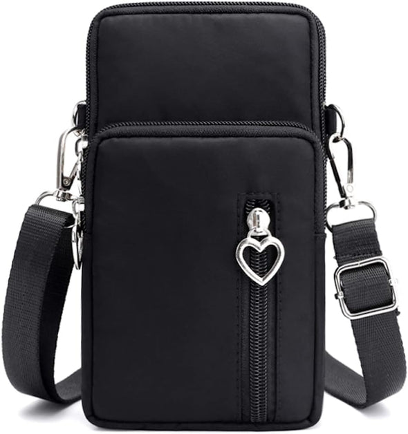 Small Crossbody Wallet Phone Bag Women Mini Crossbody Purse Cell Phone Shoulder Bag Mini Wallet over Shoulder Strap